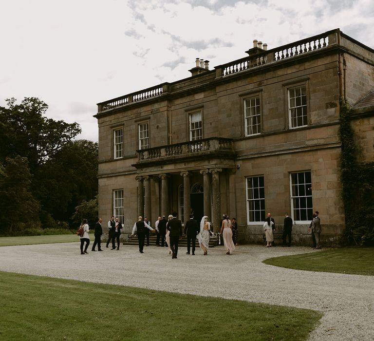 Country House exterior at Drenagh Estate Wedding