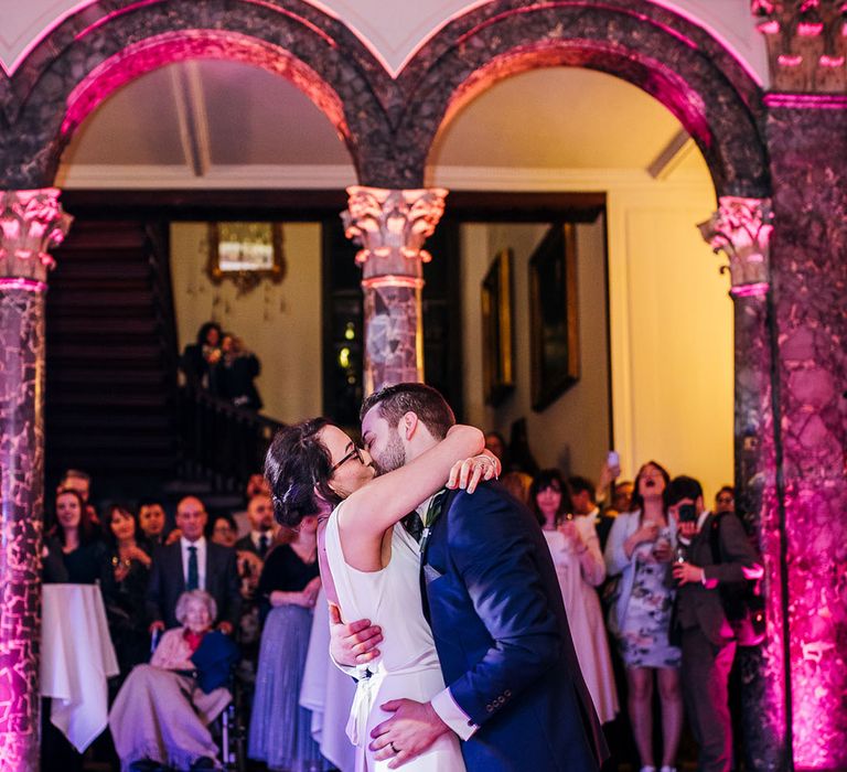 Bride & groom dance on their wedding day