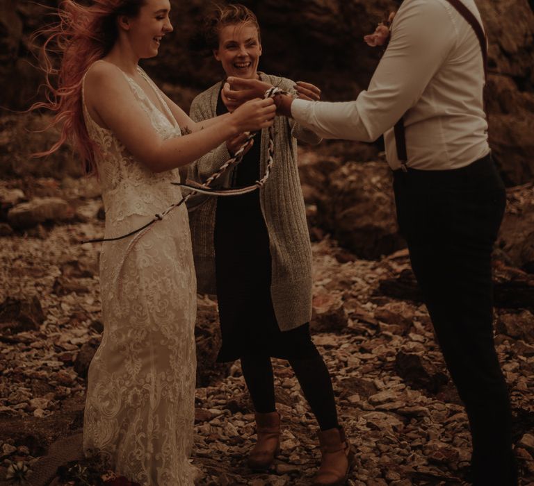 Windy elopement in the Lake District