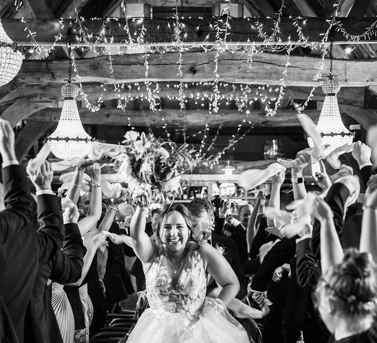 The Tythe Barn Launton wedding reception