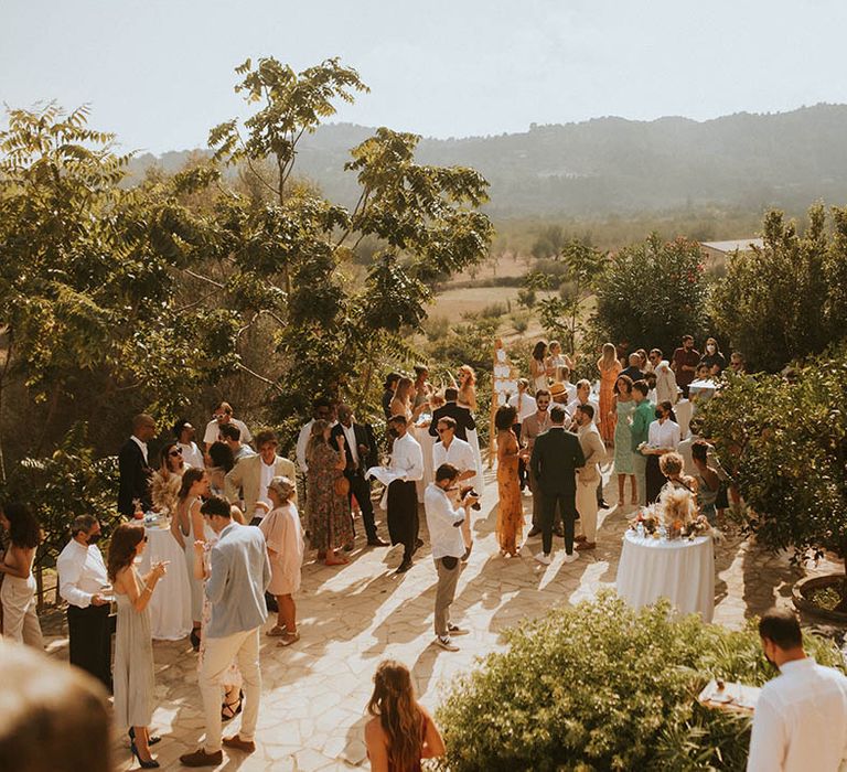 Outdoor wedding in Mallorca