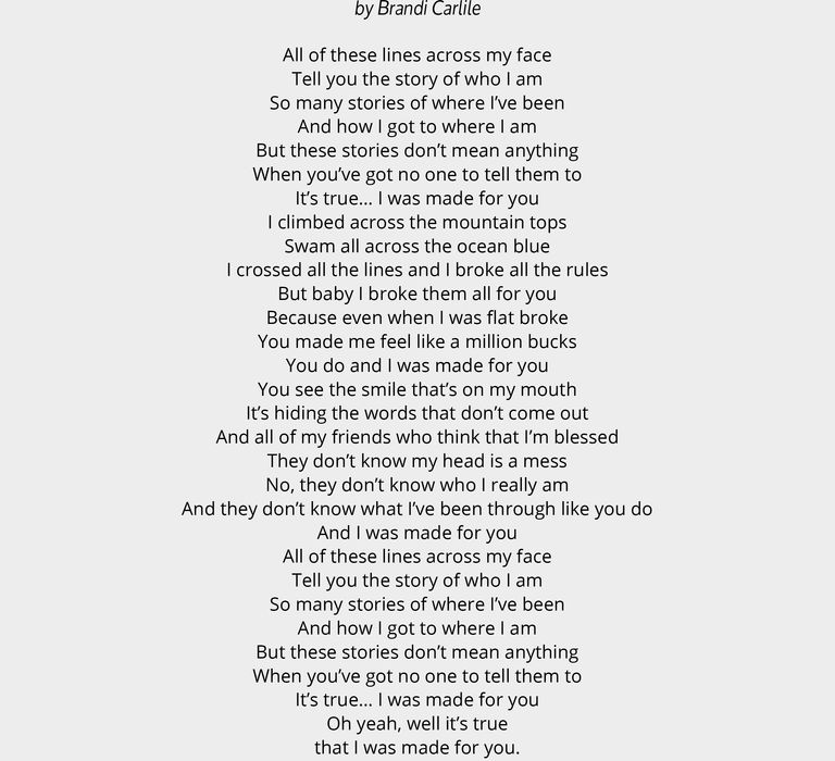 The Story by Brandi Carlile 