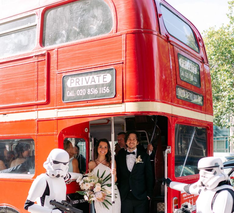 London Wedding bus Marylebone