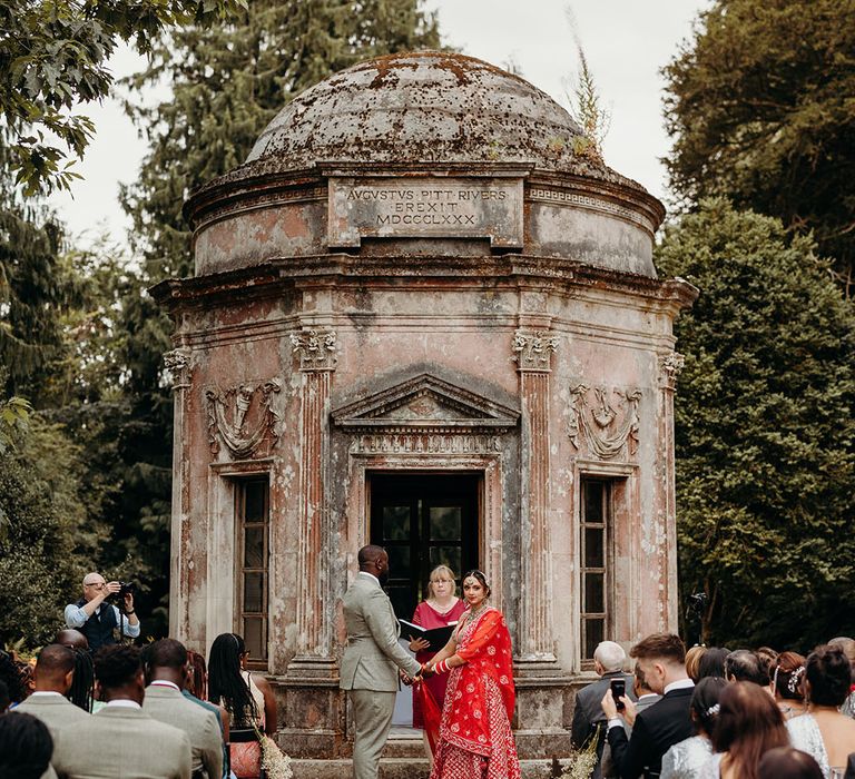 Iconic Larmer Tree Gardens wedding venue for summer wedding in Wiltshire 