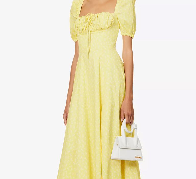 Butter yellow bridesmaid dress from House of CB