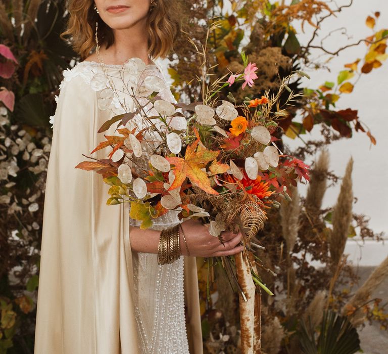 Earthy wedding ideas for wedding bouquet