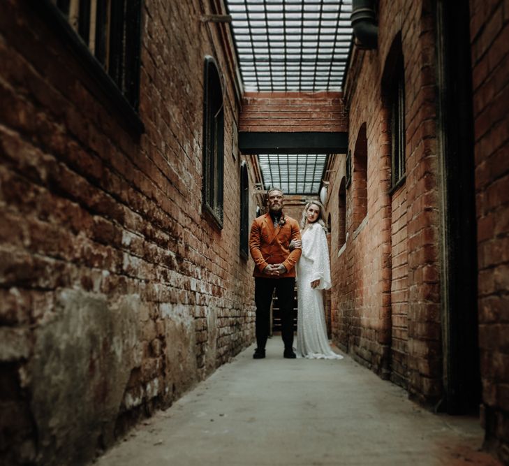 Couple Portrait at Victoria Baths Wedding Venue