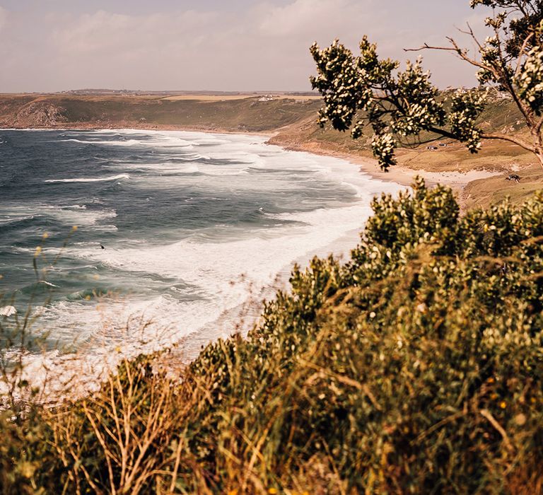 coastal views of Sennen Cove, Cornwall 