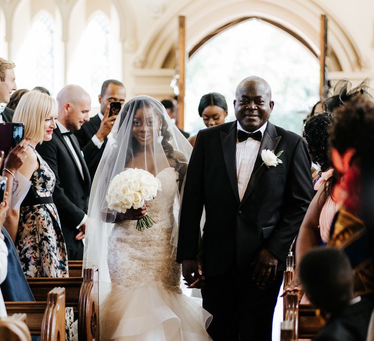 Catholic wedding ceremony bridal entrance 