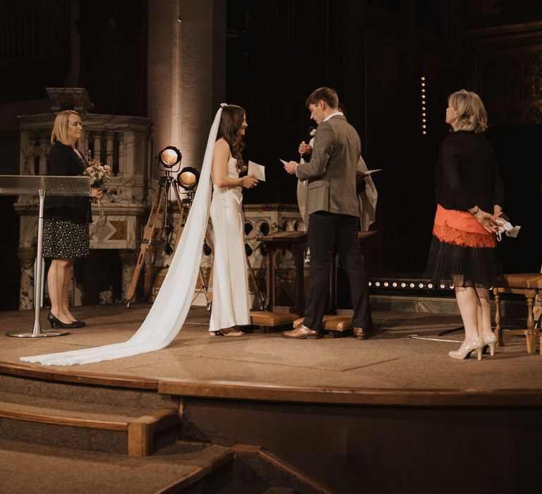 Holy Trinity Brompton Church wedding ceremony 