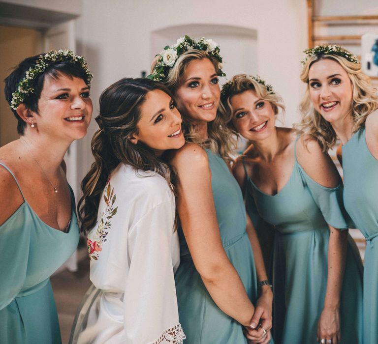 Bridesmaid wedding photography shot at Italy wedding