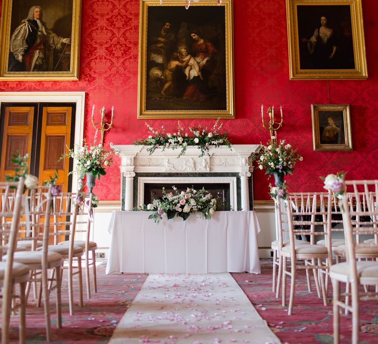 Ragley Hall wedding with modern and traditional styling