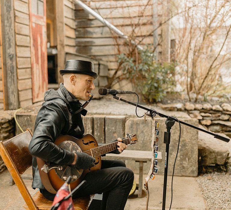 Live wedding entertainment at Nancarrow Farm venue 