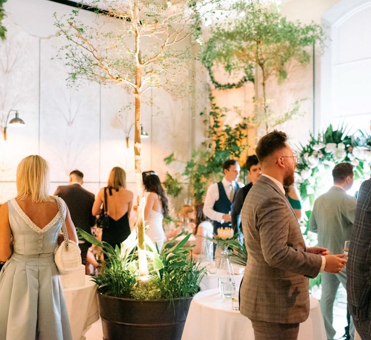 Black tie wedding at Somerset House