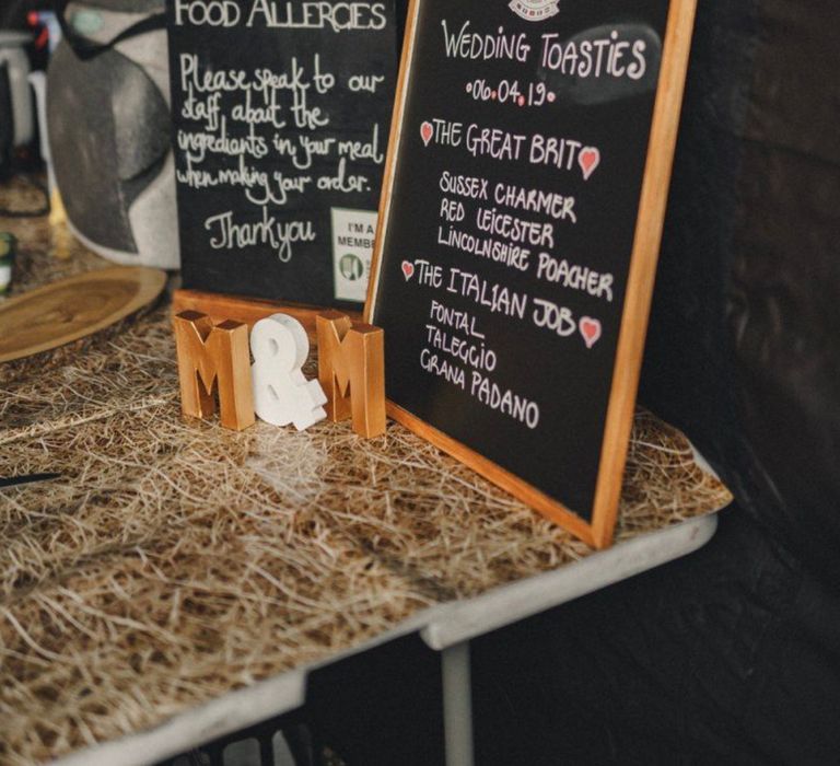 Wedding bake off sign