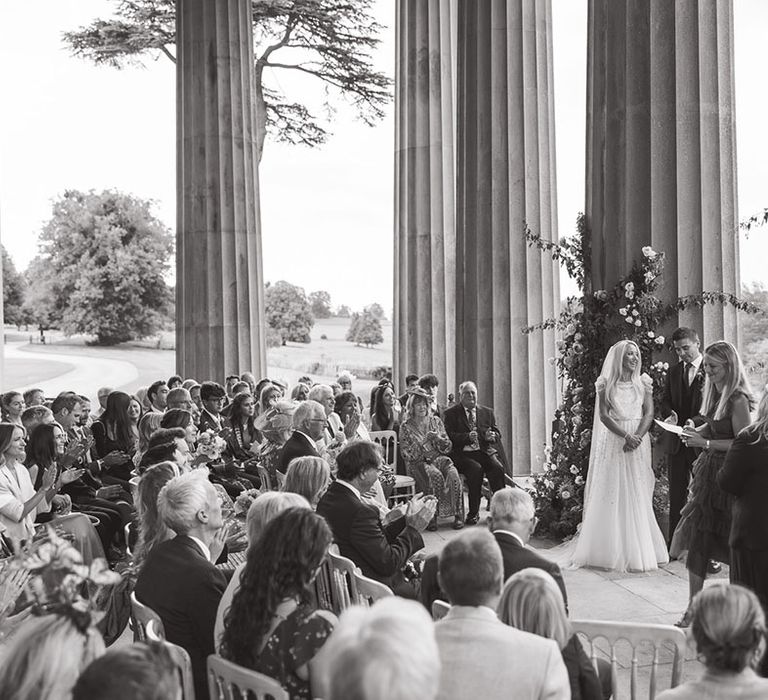 Outdoor wedding at The Grange, Hampshire wedding venue 