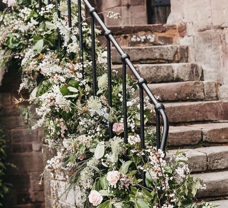 Wedding flowers at Brinsop Court