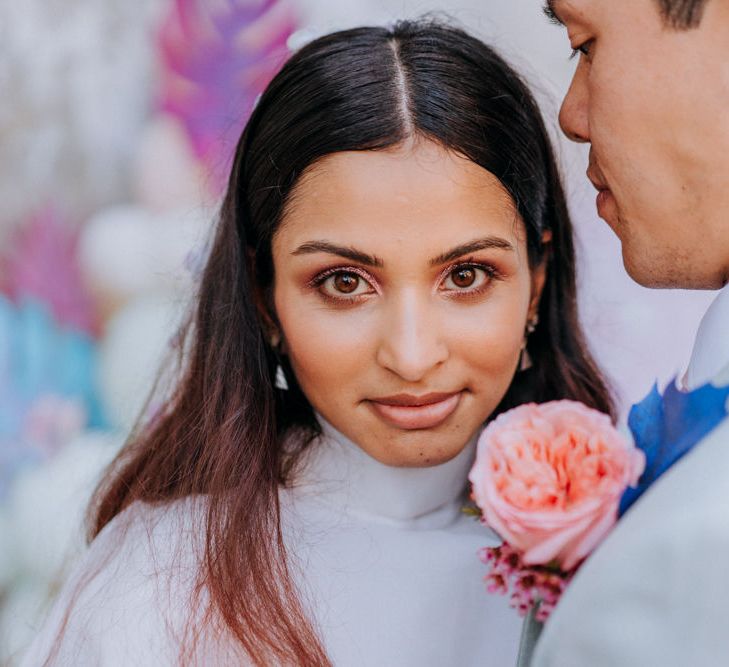 glitter eyeshadow or festival bride 