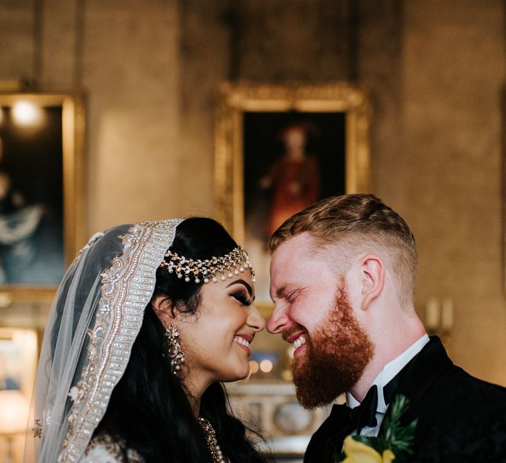 Intimate bride and groom portrait by Michael Maurer Wedding Photography