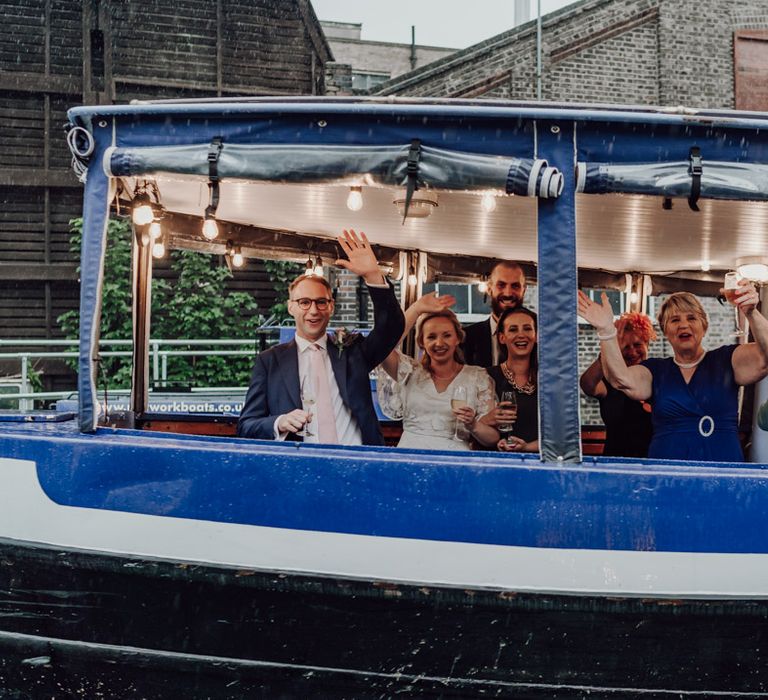 Wedding boat for London reception