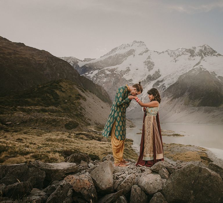 Sirjana and Ben eloped in New Zealand