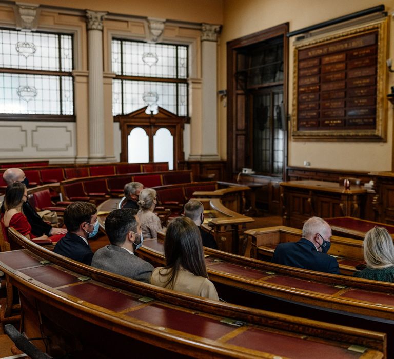 Socially distanced Brighton wedding ceremony 