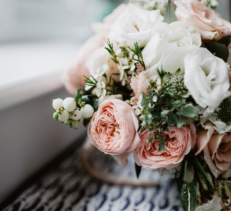 Pink & white floral bouquet 