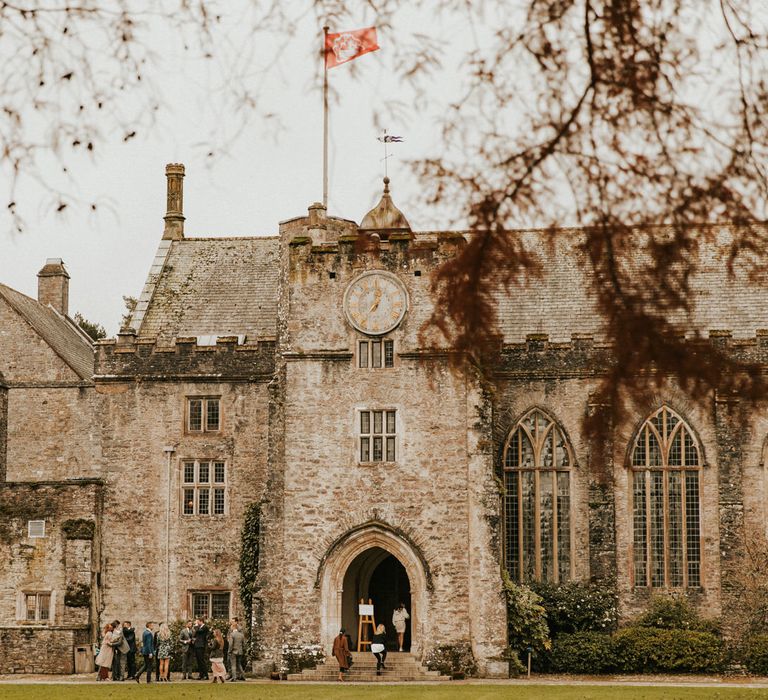 Wedding ceremony at Dartington Hall, Devon