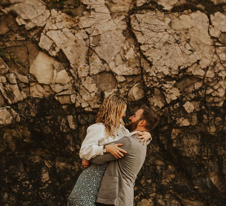 Durdle Door Beach engagement shoot 