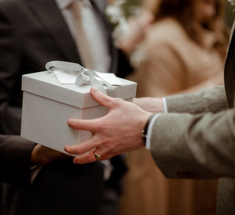 Czech wedding gift boxes as favours for guests