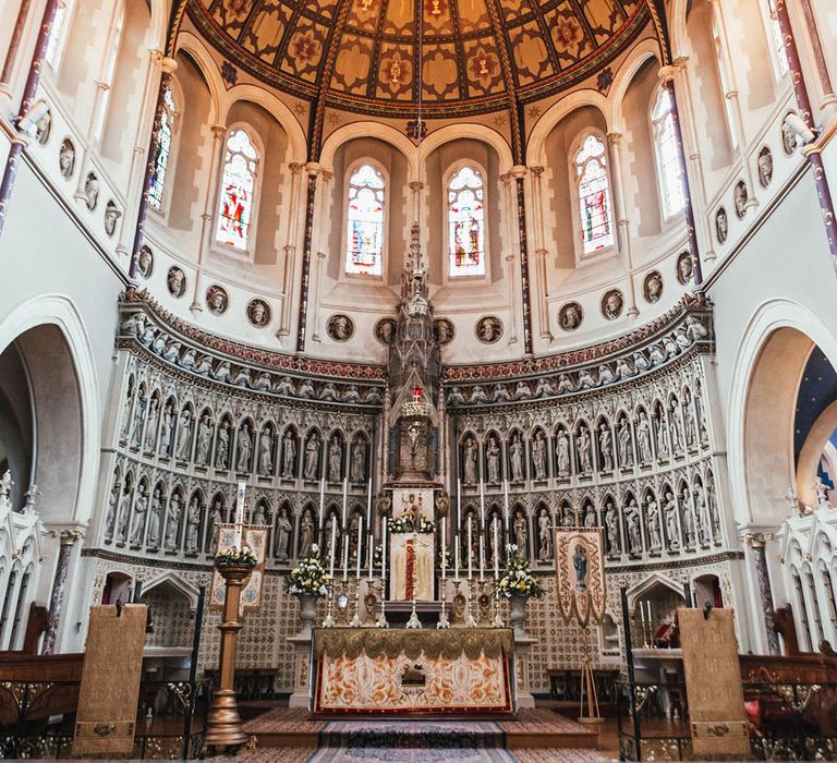 Luxury church wedding venue, Oxford Oratory Church for royal inspired wedding 