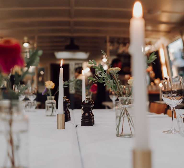 Beautiful wedding decor for Intimate dinner