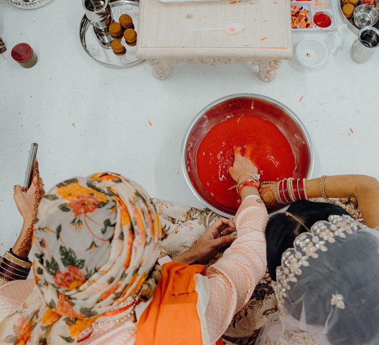 Traditional Hindu ceremony 