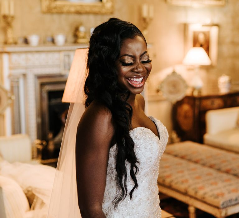 Wedding makeup for black bride 