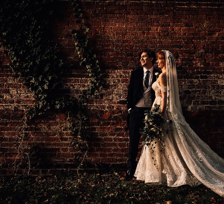 Beautiful romantic wedding portrait by Carrie Lavers Photography