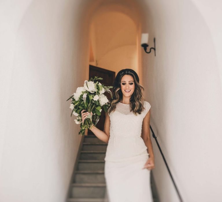 Bride to be at Tuscany Italy Wedding