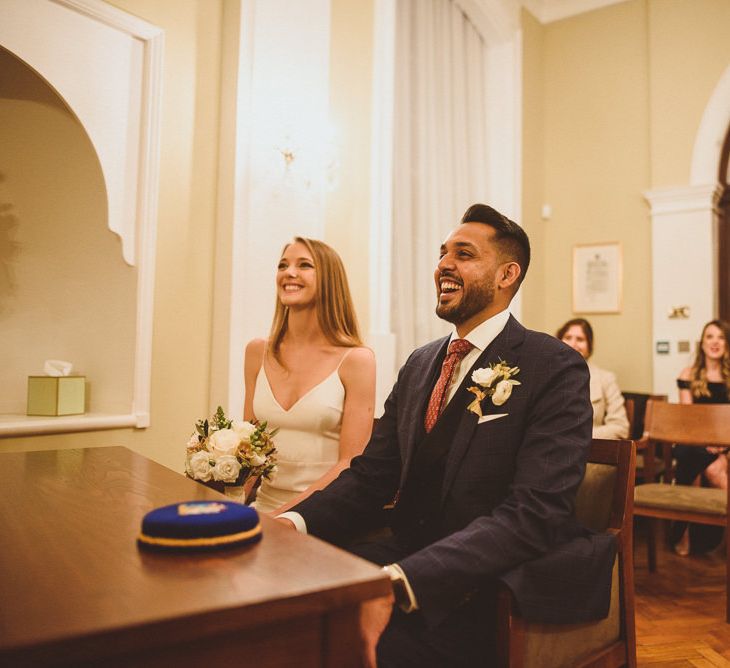 Intimate wedding with family at Chelsea Town Hall 