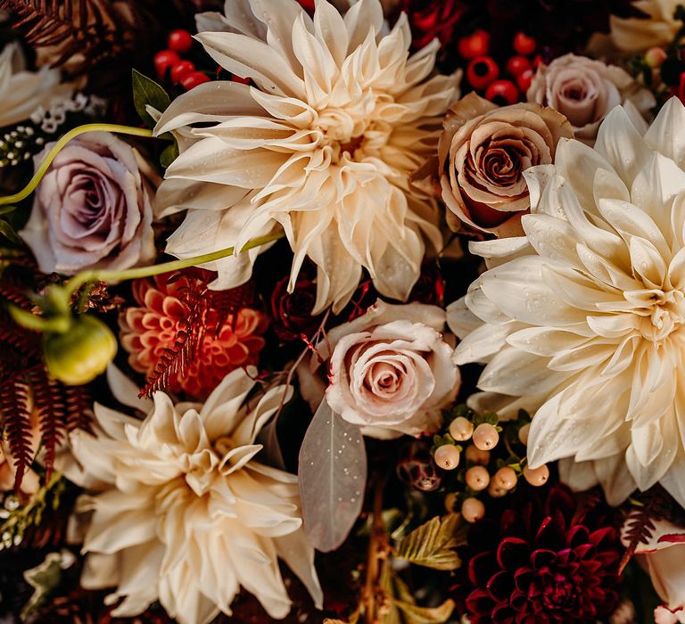 Autumnal floral bouquet 