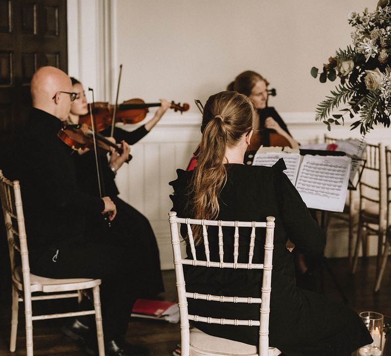 String quartet wedding entertainment 