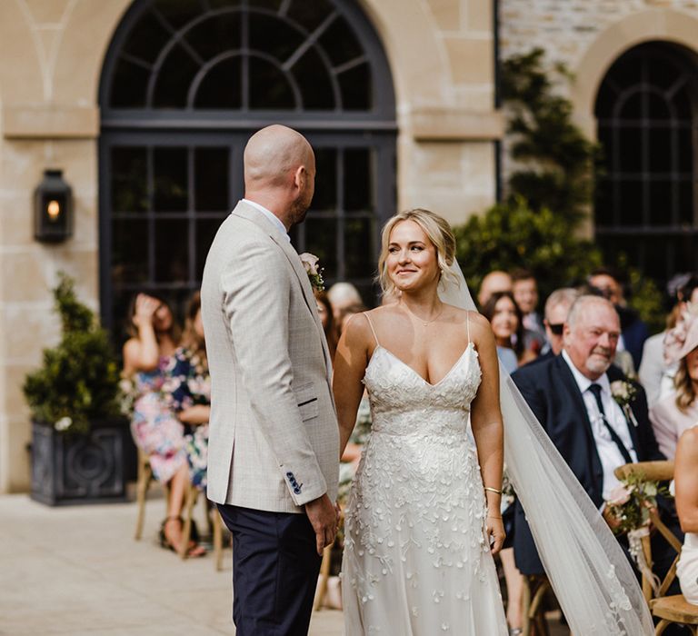 Middleton Lodge Estate outdoor wedding day in North Yorkshire with classic styling 