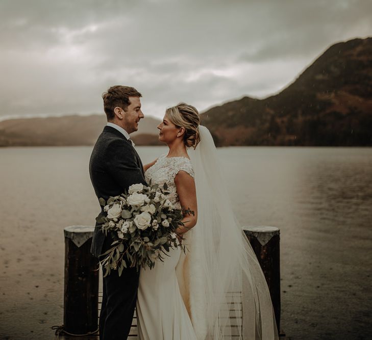 Warm rustic wedding photography foe Lake District wedding 