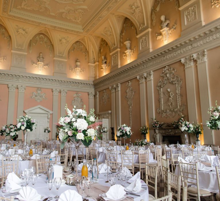 Ragley Hall wedding venue with traditional vibe and styling