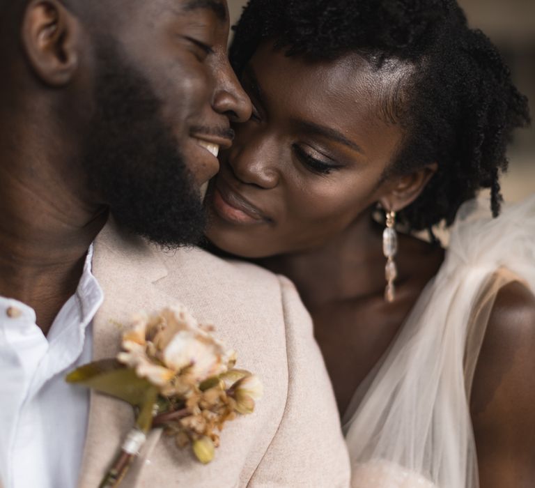 Black bride smokey eye makeup 