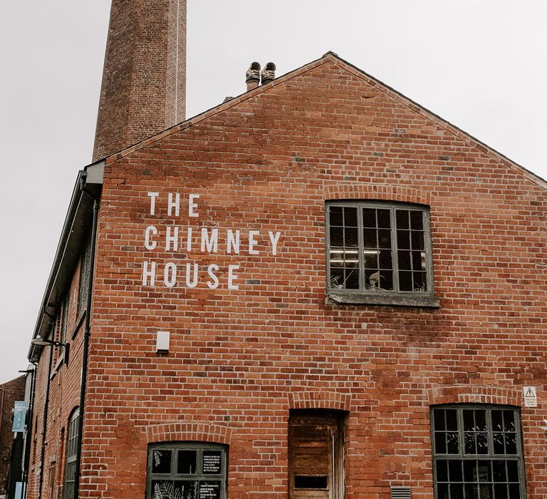 Exterior of The Chimney House wedding venue in Sheffield, Yorkshire 