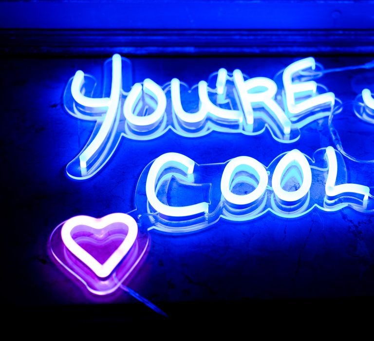 Neon 'You're So Cool' sign