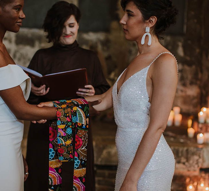 LGBTQI+ hand fasting ceremony at The Asylum chapel in London 