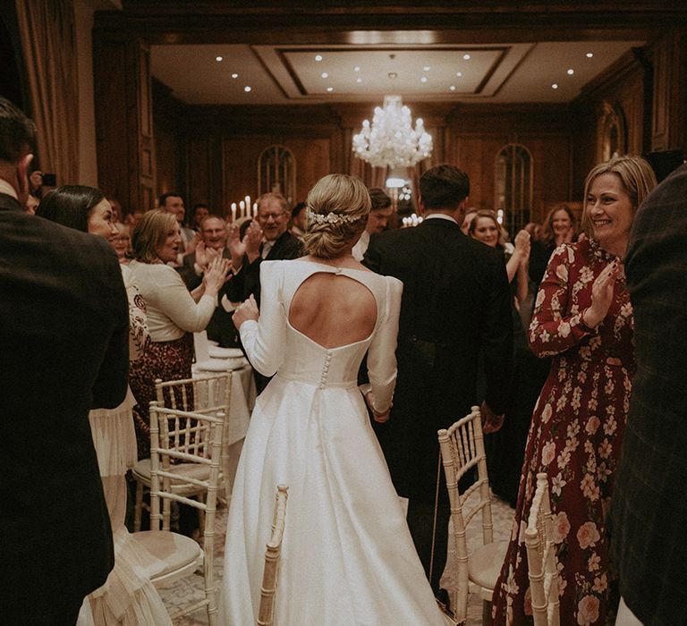 Newlyweds at Hedsor House wedding 