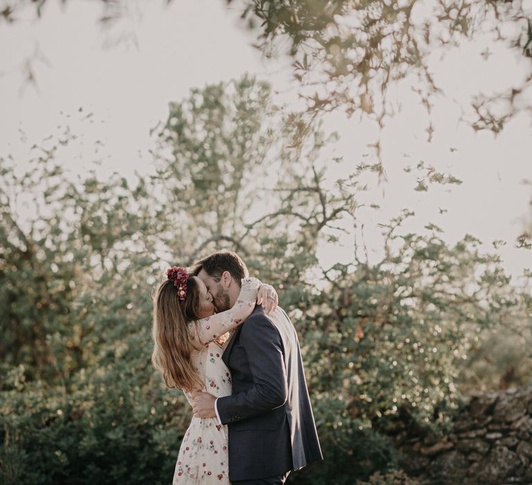 Bride and Groom get married in Barcelona's olive groves