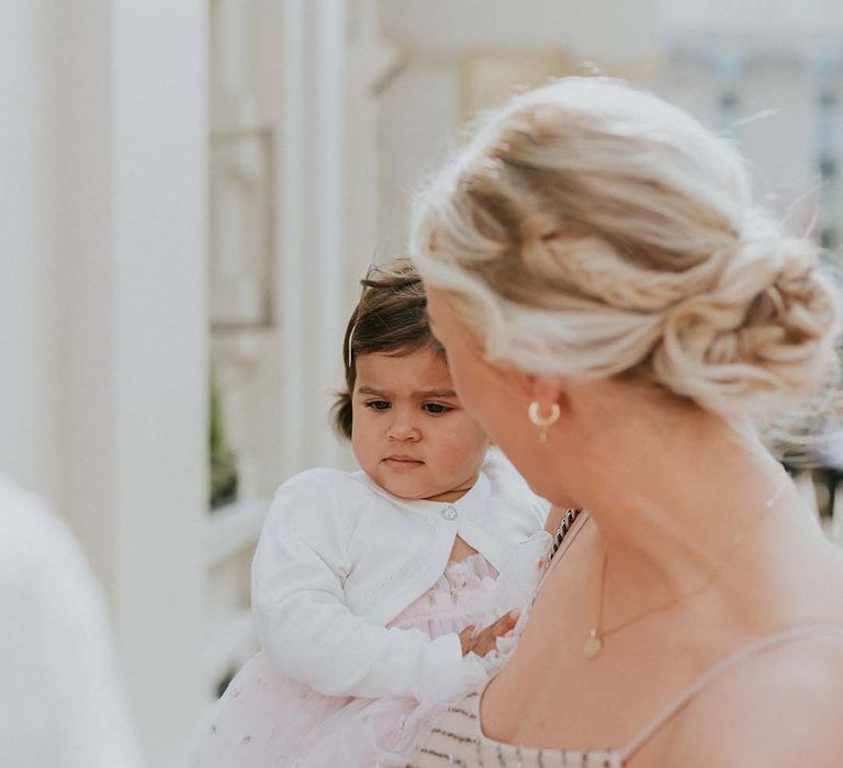 Little girl at Brighton wedding 