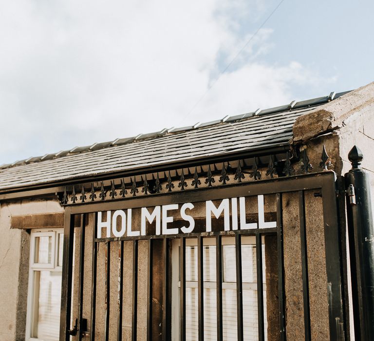 Exterior of Holmes Mill wedding venue in Lancashire